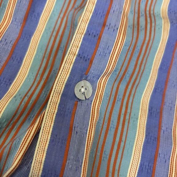 Robert Graham L/S Button Down Horse Flip Cuff Casual Dress Shirt - Men's XL - Ok - Picture 14 of 15